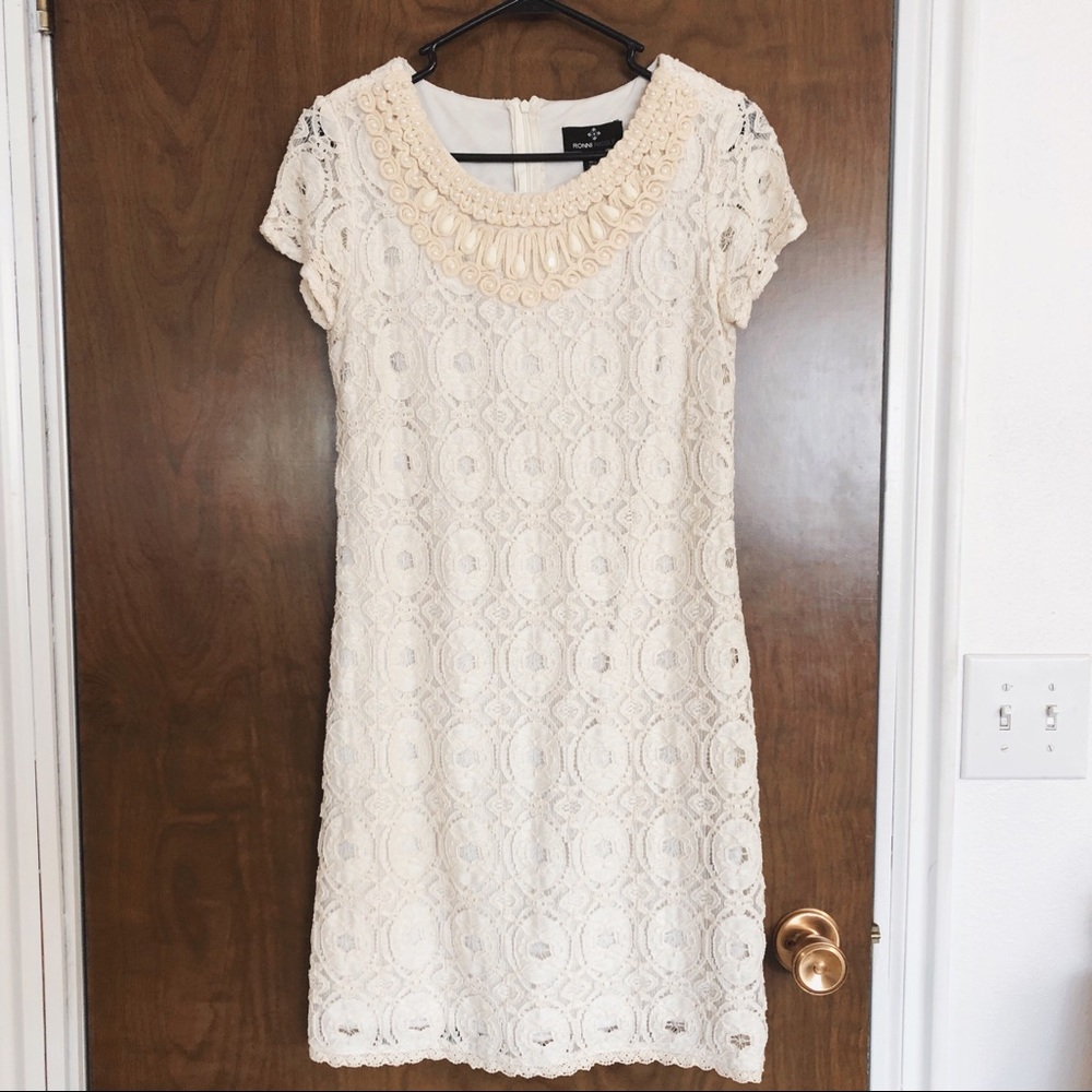 🌟Lace Dress with Beaded Neckline🌟